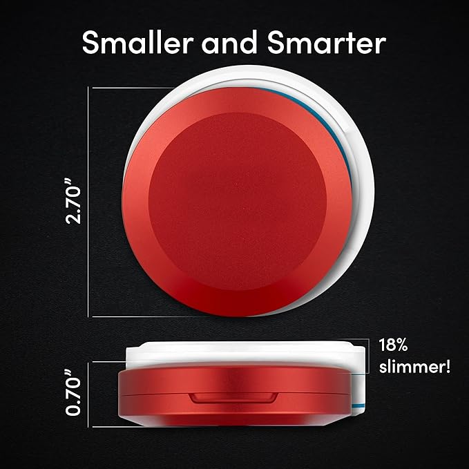 Aluminum Zyn Can – Slim Metal Zyn Container for Pouches & Snus | Core Series | Crimson Red
