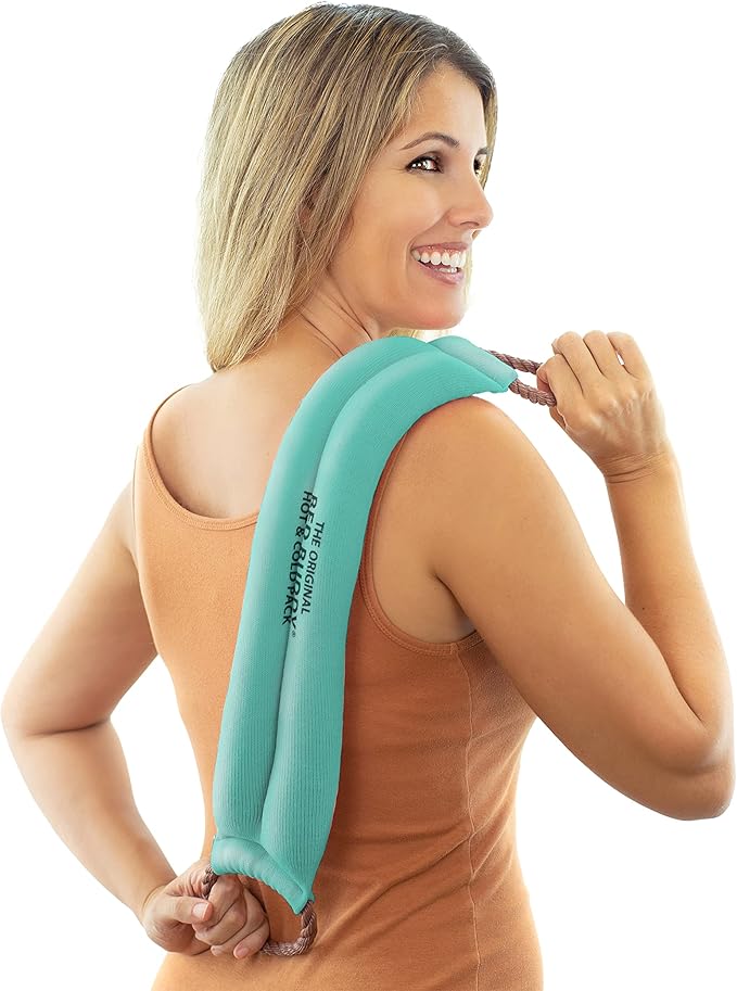 Bed Buddy Aromatherapy Heat Pad and Cooling Neck Wrap - Microwave Heating Pad for Sore Muscles - Cold Wrap Pack for Aches and Pain, Eucalyptus Scent
