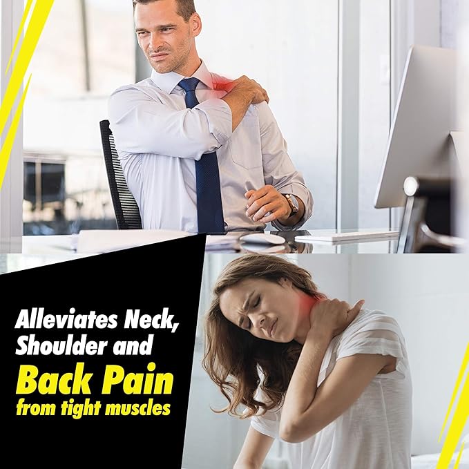 BackBadger Percussive Massage Gun Holder for Back, Compatible with Most Massage Guns, for Hard to Reach Areas - Black