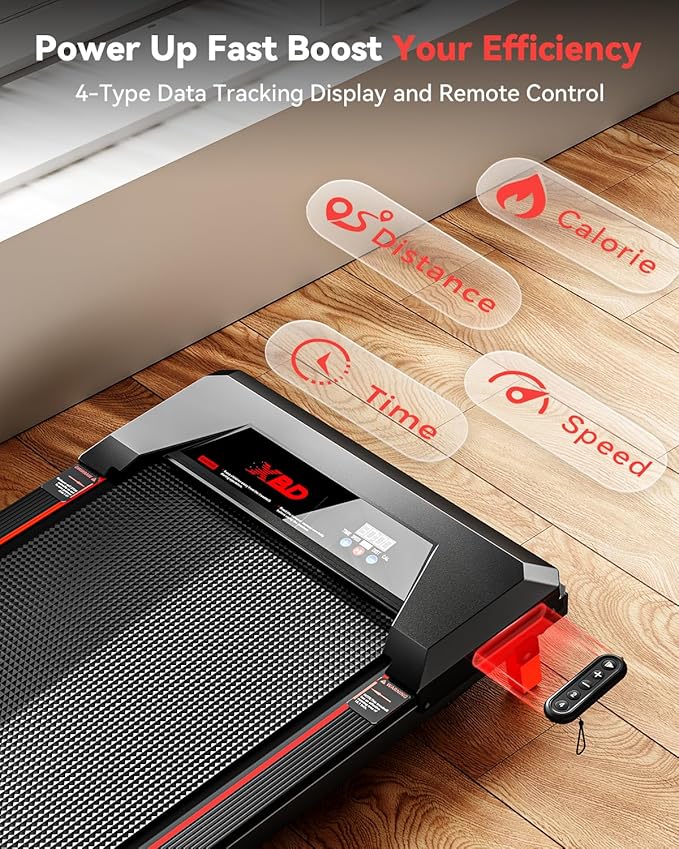 Walking Pad, XBD Under Desk Treadmill for Home and Office, 2.5 HP Portable Treadmill