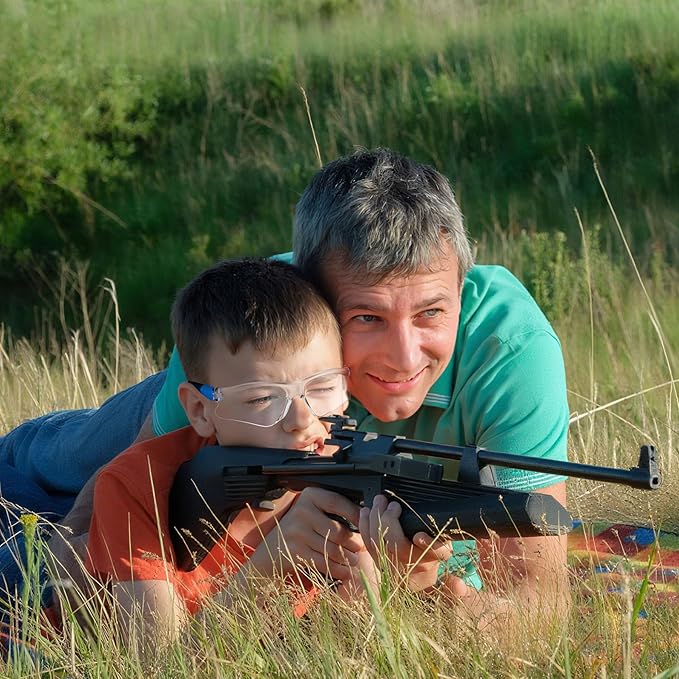 Shooting Glasses for Youth & Small Face Adults - Anti-Fog ANSI Z87.1 Certified Teens Range Shooting Eye Protection