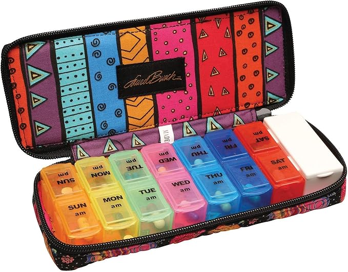 Sun N Sand Laurel Burch Multi Feline 7 Day Pill Organizer (Multi)