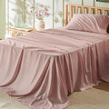 Bedsure Twin XL Sheet Sets Dorm Bedding - 3 Pieces Soft Extra Long Twin Sheets, Hotel Luxury, Easy Care Microfiber for Women, Men, Dusty Pink