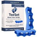 Toe Separators – Soft Gel Toe Spacers for Alignment, Stretching, Yoga and Everyday Foot Comfort (Large)