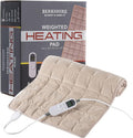 Berkshire Blanket Weighted Heating Pad - 18"x33" Electric Heat Wrap with 10 Heat Settings & Auto Shut Off - Soothing Heat Wrap for Back, Neck, Shoulders, Legs, Abdomen - Machine Washable & Portable