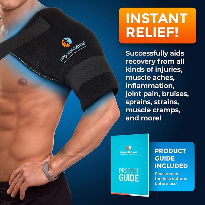 Universal Large Flexible Gel Ice Pack & Wrap - Cold Therapy for Your Hips, Shoulders, Elbow, Back, Knees – Instant Pain Relief for Injuries, Recovery, Swelling, Aches, Arthritis, Bruises & Sprains