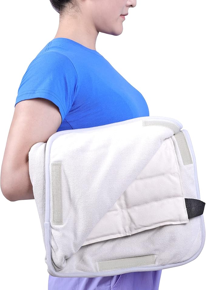 UNI-GO Moist Heat Pack, Relieve Body Fatigue, Pain, Backache, Arthritis, Joint Stiffness, Sprains, Bruises, General Soreness and Spasms. (Standard Size-10"x12")