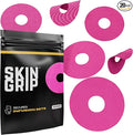 Skin Grip Universal Adhesive Patches for CGM and Insulin Pumps with Cutout (20-Pack), 0.8-Inch Hole, Waterproof & Sweatproof for 10-14 Days, Glucose Monitor Patch, Diabetic Sensor Cover, Pink