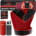 LuminousRLT Red Light Therapy Back Pad – Adjustable LED Light Wrap with Red & Near-Infrared LEDs (660nm & 850nm), 204 LEDs, Auto Shut-Off, Medium