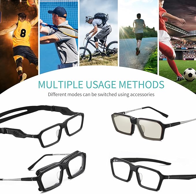 Sport Glasses for Men Women Basketball Football Sport Goggles Anti Fog Shock Collision Wearable Glasses