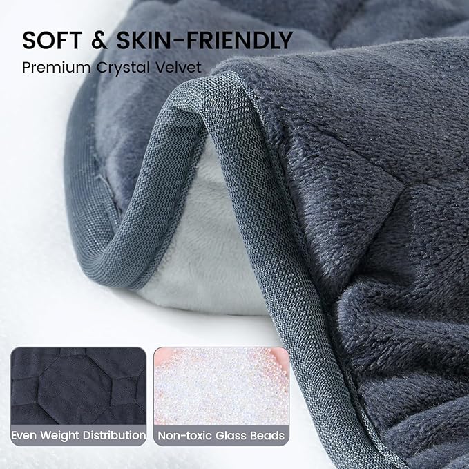 immtree Weighted Heating Pad for Period Cramps, 29" x 24" Extra Large Electric Heated Pads 5 lbs, Back Shoulder Knee Abdomen Pain Relief, Soft Warm Heavy Lap Blanket, Dark Grey