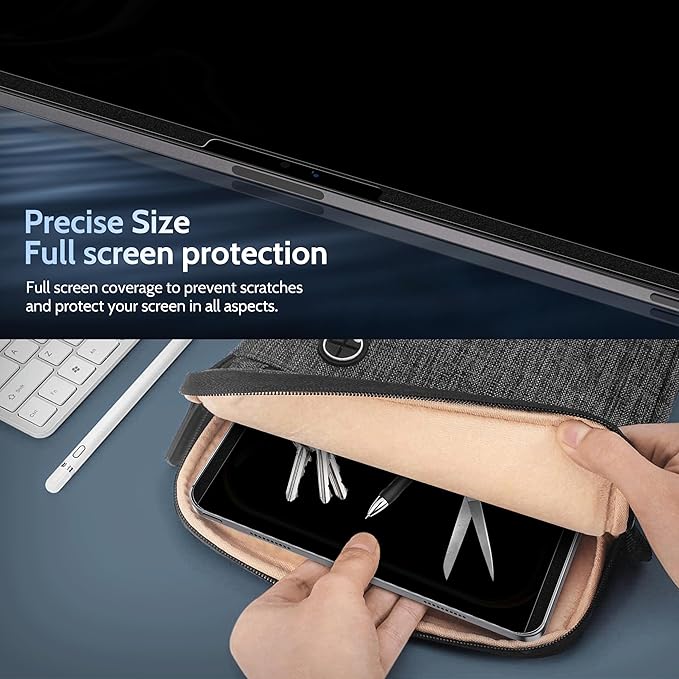 4-Way Magnetic Privacy Screen for iPad Pro 11 Inch M4/M5 [2024/2025 5th/6th Gen], 360 Removable Anti Blue Light Glare Spy Filter, High Sensitive Bubble-Free Black Security Screen Protector