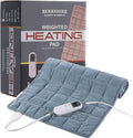 Berkshire Blanket Weighted Heating Pad - 18"x33" Electric Heat Wrap with 10 Heat Settings & Auto Shut Off - Soothing Heat Wrap for Back, Neck, Shoulders, Legs, Abdomen - Machine Washable & Portable