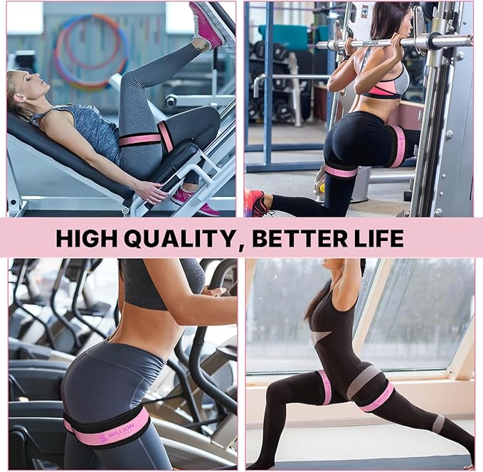 BFR Booty Bands for Women Glutes - Blood Flow Restriction Bands for Hip & Leg Building, Occlusion Training Bands for Butt Lift, Squats & Thighs, Pro Muscle Growth Straps for Squat& Fitness
