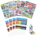 630 Pcs Medicine Labels Stickers for Pill Organizers, 350 DIY Pocket Pharmacy Labels & 280 Medicine Reminder Stickers, Travel Daily Pill Container Brand Label Pill Case Label Stickers