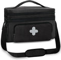 Medicine Storage Bag, Medical Bag Pill Bottle Organizer for Emergency, Medicine Box Empty with Small Portable Pouch, First Aid Box for Travel and Home Storage