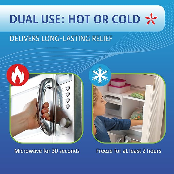 Reusable Ice Packs for Injuries – 14 x 11 Flexible Gel Ice Pack for Knee, Back, Shoulder Pain Relief, Soft Cold Compress for Swelling, Hot & Cold Therapy