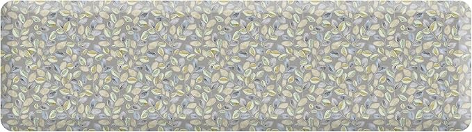 GelPro Anti-Fatigue Designer Comfort Kitchen Floor Mat Orchard Grey Lake 20x72