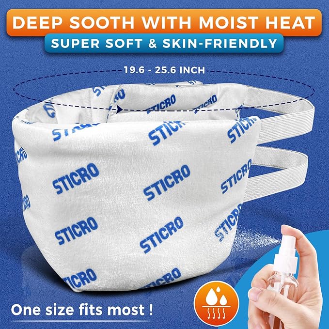 sticro Stye Eye Warm Compress for Stye Treatment, Moist Heating Pad with 3 Heat & 5 Timer Settings for Either Eye Stye Chalazion Blepharitis Relief