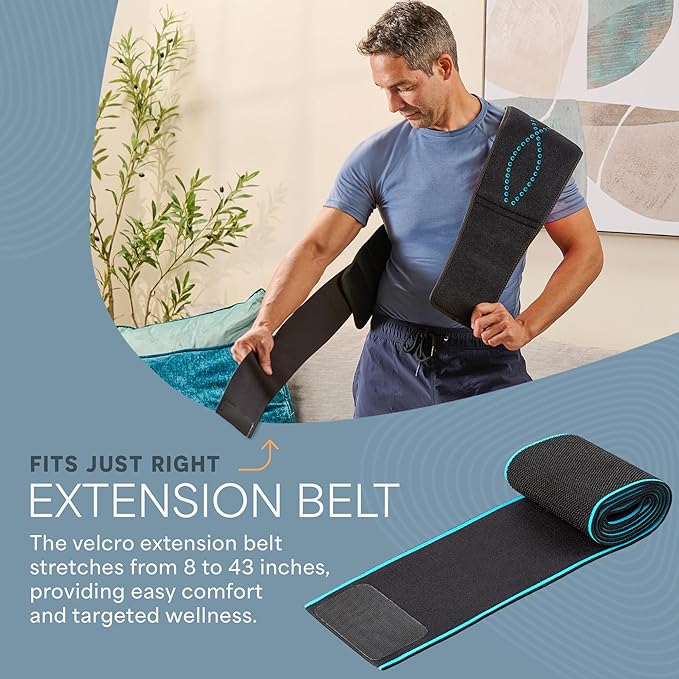 Lifepro Red Light Therapy Belt – Infrared Red Light Therapy for Body, Back Pain and Shoulder - 660nm & 850nm Near Infrared Heating Pad – Adjustable & Portable for Wellness & Relaxation