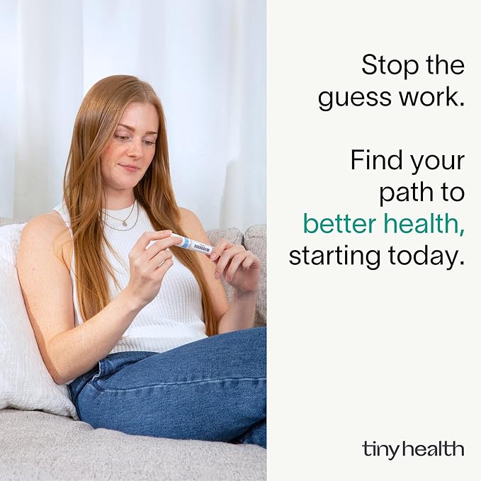 Tiny Health Gut Health Test Kit for Adults, Fast & Mess-Free, Home Test for Women and Men with Easy Ship-in Kit, 3-4 Weeks Results, Understand Biomarkers with Expert Insights