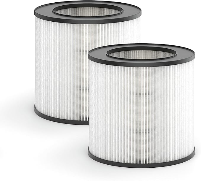 Medify MA-14 Genuine Replacement Filter for Allergens, Smoke, Wildfires, Dust, Odors, Pollen, Pet Dander | 3 in 1 with Pre-Filter, True HEPA H13 and Activated Carbon for 99.9% Removal | 2-Pack