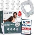 Premium 8 Pack Anti Snoring Devices Snore Stopper Magnet Silicone Nose Clips Efective Snoring Solution Support Breathing Enhance Sleep Experience for Quieter Sleep aid