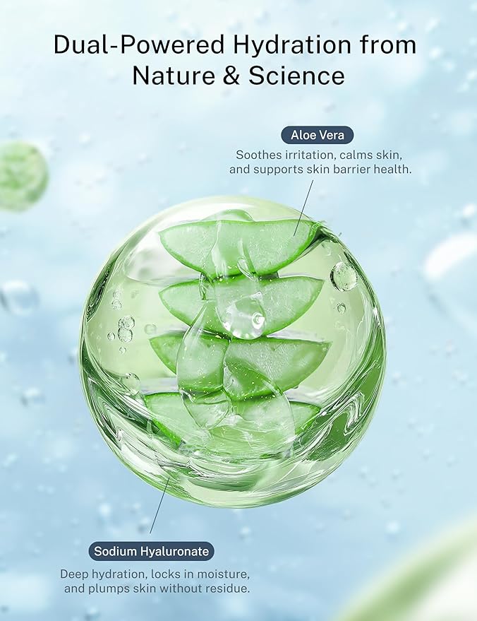 10oz Microcurrent Conductive Gel – Hydrating Gel with Hyaluronic Acid & Aloe Vera – Fragrance-Free, Paraben-Free, Non-Irritating