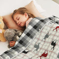 CuteKing Weighted Blanket - Weighted Blanket with Premium Glass Beads - Breathable Heavy Blanket for Comfortable Rest - Soft Thick Blanket All Season(10lbs, 50"x60", Deer)