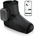 Comfytemp Air Compression Therapy Device K1007, Portable Foot Massager with Heat, Cordless Ankle Massage Boot for Pain Relief and Circulation, Ideal for Men Women Seniors (1Pack, Fits Size 6 to 10)