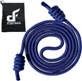 Flow Rope for Fitness Exercise - Double Braid 9ft Adjustable Length Jump Ropes - Home or Gym Training Workout for Men and Women
