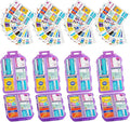 INVODA 7-Day Pill Organizer with Medicine Labels Travel Pill Case Compact, Portable Medication Organizer for Daily Use (3.7 x 2.4 x 1.18 Inches)