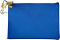 Medication Zipper Hood Security Bag with Included Padlock and Keys, Small Pill Bag, Travel Carry Pouch, Medicine Storage, 9 x 6 inches (Royal Blue)