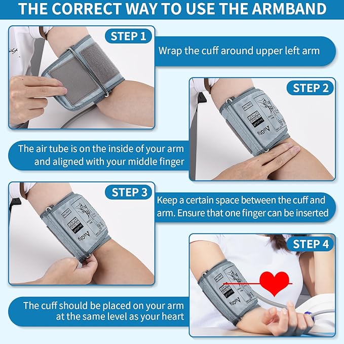 Small Blood Pressure Cuff Tailored for 4.7’’-9.5’’(12-24CM) Arm Circumference BP Replacement Cuff for Pediatric and Women S(Small) 6 Connectors (BP Cuff Included Only)