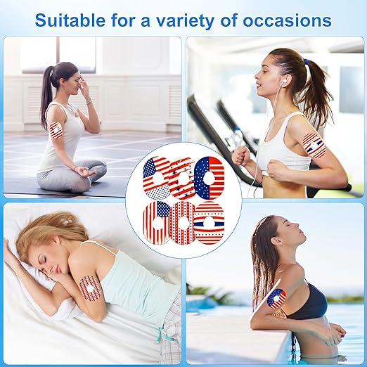 Dexcom G7 Overpatches 6PCS Waterproof Adhesive Patch for CGM Sensors Hypoallergenic, Breathable & Extended Wear Secure Medical Grade Tape for Diabetes Glucose Monitor