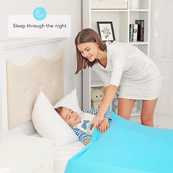 Sensory Compression Blanket | Spandex Bed Sheet for Kids & Adults | Deep Relaxing Feeling, Release Oxytocin | Helps with: SPD, Anxiety, ADHD, Autism and More | Breathable & Stretchable | Twin Size