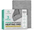 My Heating Pad Deluxe Microwavable Heating Pad for Back, Neck, Shoulder and Cramps - Deluxe Unscented Heat Pack - Chilled or Heated Pad Therapy - 3 Pack
