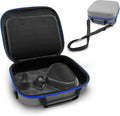 CASEMATIX Massager Travel Case Compatible with Theragun Mini Massage Gun and Multiple Attachments, Charger and Other Accessories