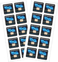 Cell Phone EMF Protection Neutralizers - USA Made - Slim Design - Developed by Dr. Valerie Nelson - 20 Pack