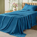 Bedsure Twin Sheets Set - 3 Pieces Soft Twin Bed Sheets - Breathable & Cooling - Hotel Luxury - Easy Care Polyester Microfiber Bedding for Women, Men, Teal Blue
