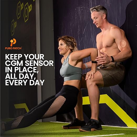 Premium Adhesive Covers - Compatible With Your Dexcom G7 Continuous Glucose Monitoring CGM sensor - 20 Pack, Waterproof & Sweatproof Patches, Lasts 10-14 days, Pre-Cut Medical Tape - Great Protection (Tan)