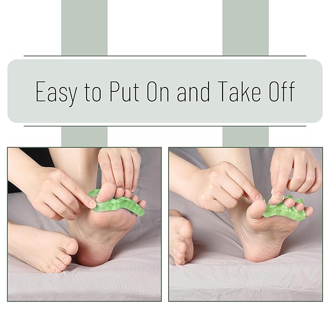 Dr. JK- ToePal Gel Toe Separator, 2 Pairs, Toe Spacers, Bunion Corrector