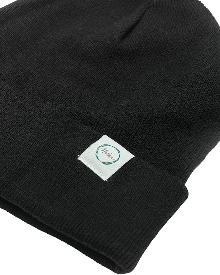 Halsa EMF Protection Hat, Faraday Beanie. Anti Radiation, EMF RF Radiation Shielding Silver Fabric Lined.