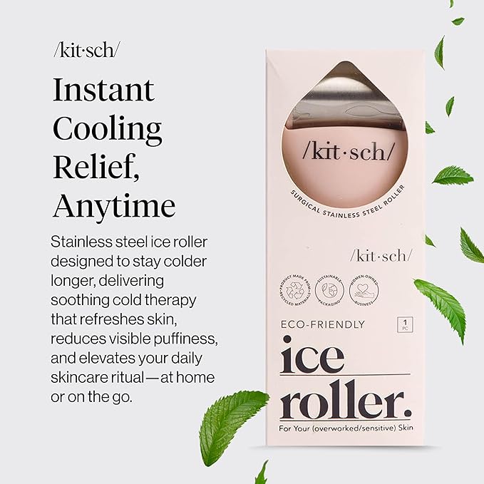 Kitsch Women's Facial Ice Roller, Pink, One Size