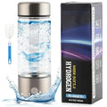 ZEICO Hydrogen Water Generator Bottles – 1680PPB, SPE PEM Technology, 3Min Rapid Hydrogen Water Generator, Portable 420ml Rechargeable Ionizer Machine for Home, Office, Fitness & Wellness (Silver)