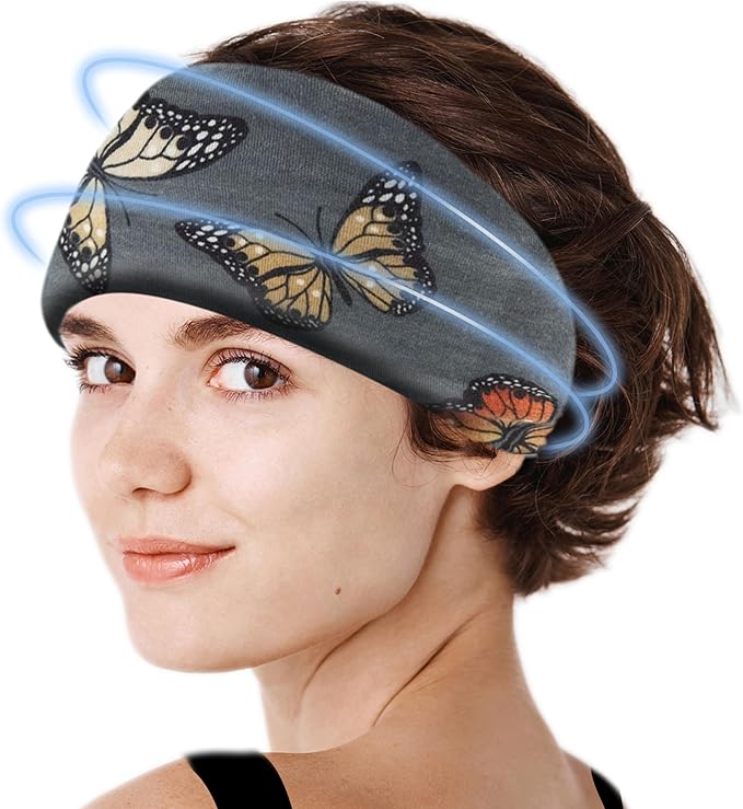 Crimmy Migraine Headache Relief Cap, Cooling Gel Headband Neck Wrap Hat Mask, Soothing Ice Pack Head Face Cold Compress for Tension Stress & Hangover