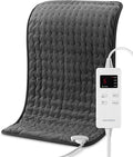 Heating Pad for Back Pain Relief, MAVOKIS Heating Pads for Cramps with Auto Shut Off Large, 6 Heat Settings Electric Heat Pad for Neck and Shoulder, Moist Heat Option, Dark Gray
