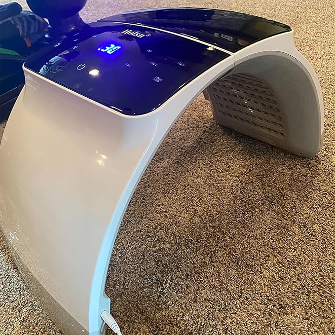 LED Red Light Therapy 7 Colors in 1 Face Mask Light Therapy Machine, Beauty Salon Home Spa Body Facial Skin Care Device