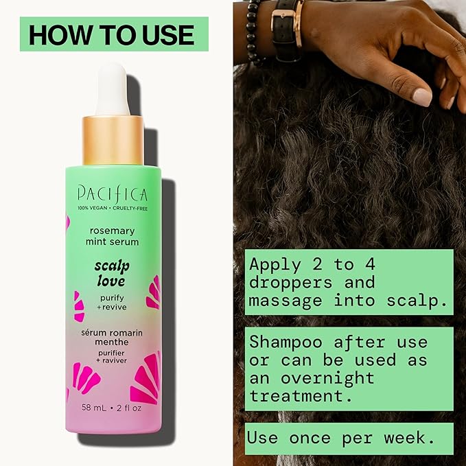 Pacifica, Scalp Love Rosemary Mint Serum, 2 Fl Oz