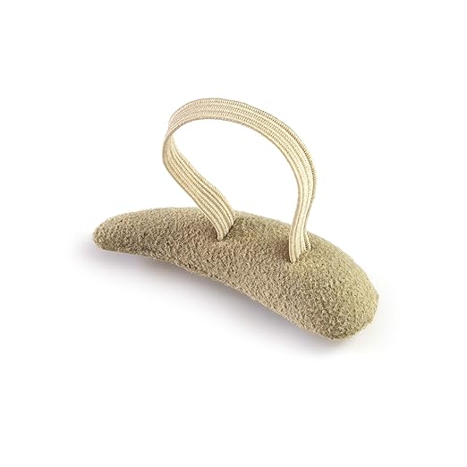 Steins Hammer Toe Crest Cushion and Buttress Pad Reduces Pressure from Calluses and Hammer Toes, Small Left, Beige, 3 Count